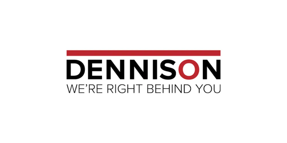 Dennison logo.