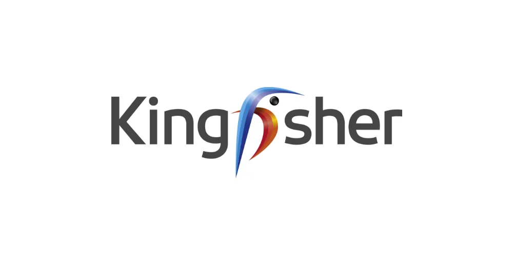 Kingfisher logo.