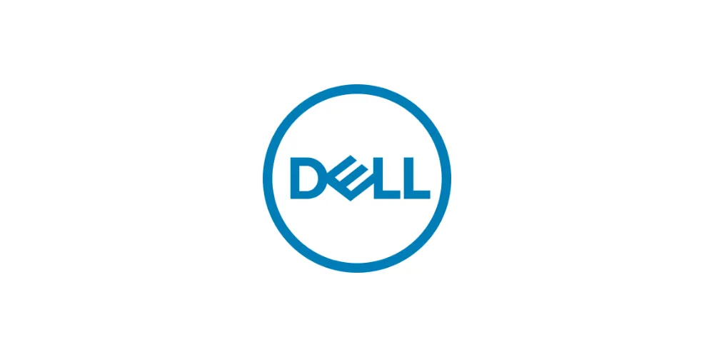 Dell logo.