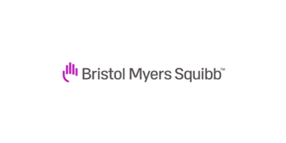 Bristol Myers Squibb logo.