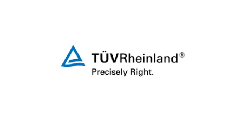 Tuv Rheinland logo.