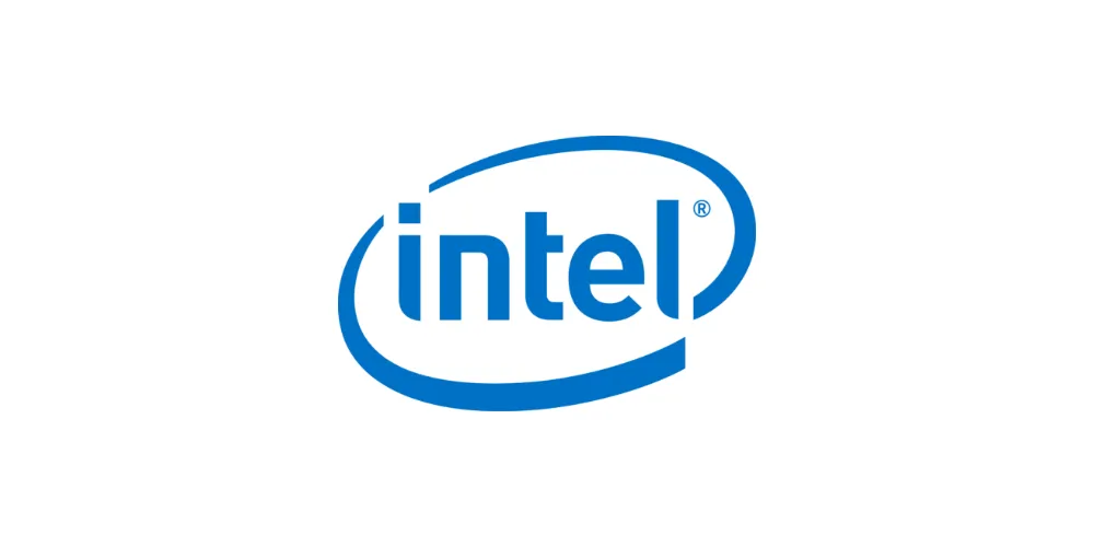 Intel logo.