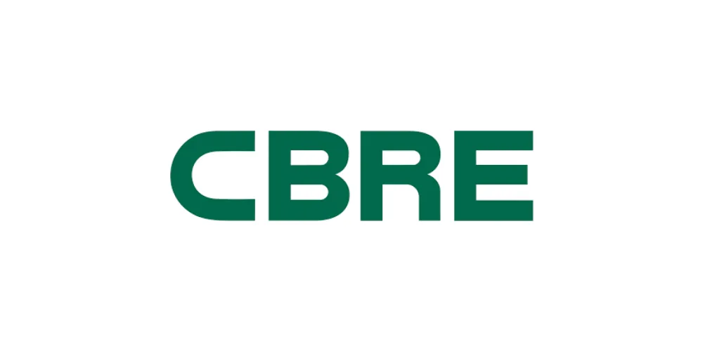 CBRE logo.